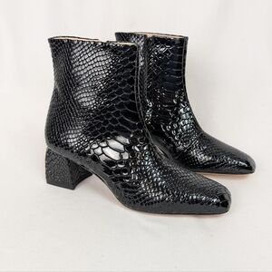 KALDA Marti Embossed Snake Boots